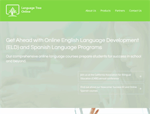 Tablet Screenshot of languagetreeonline.com